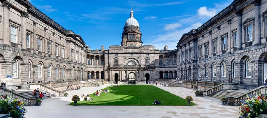 A photo of the University's Old College