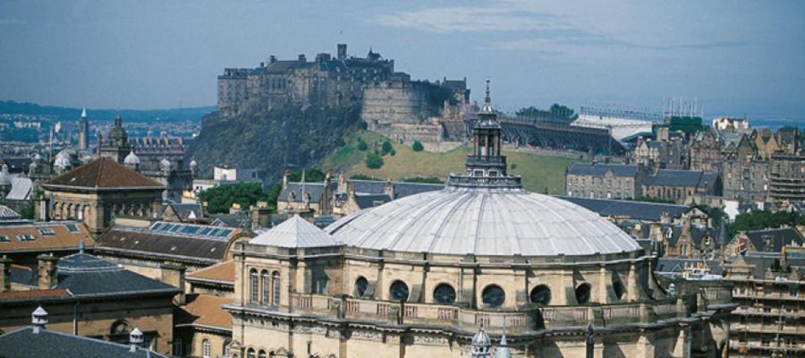 A top side view of Old College